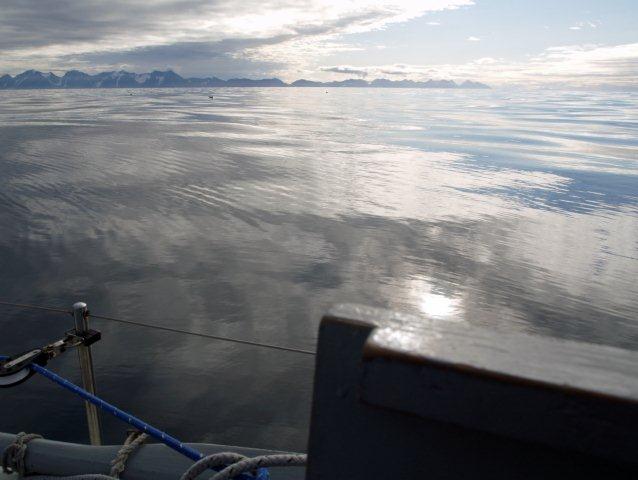 Glassy calm off Spitsbergen