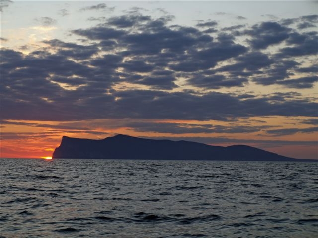 Sunrise at Foula